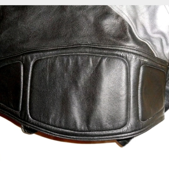 Men'sTeknic Black Gray Moyorcycle Jacket Large - Picture 4 of 8